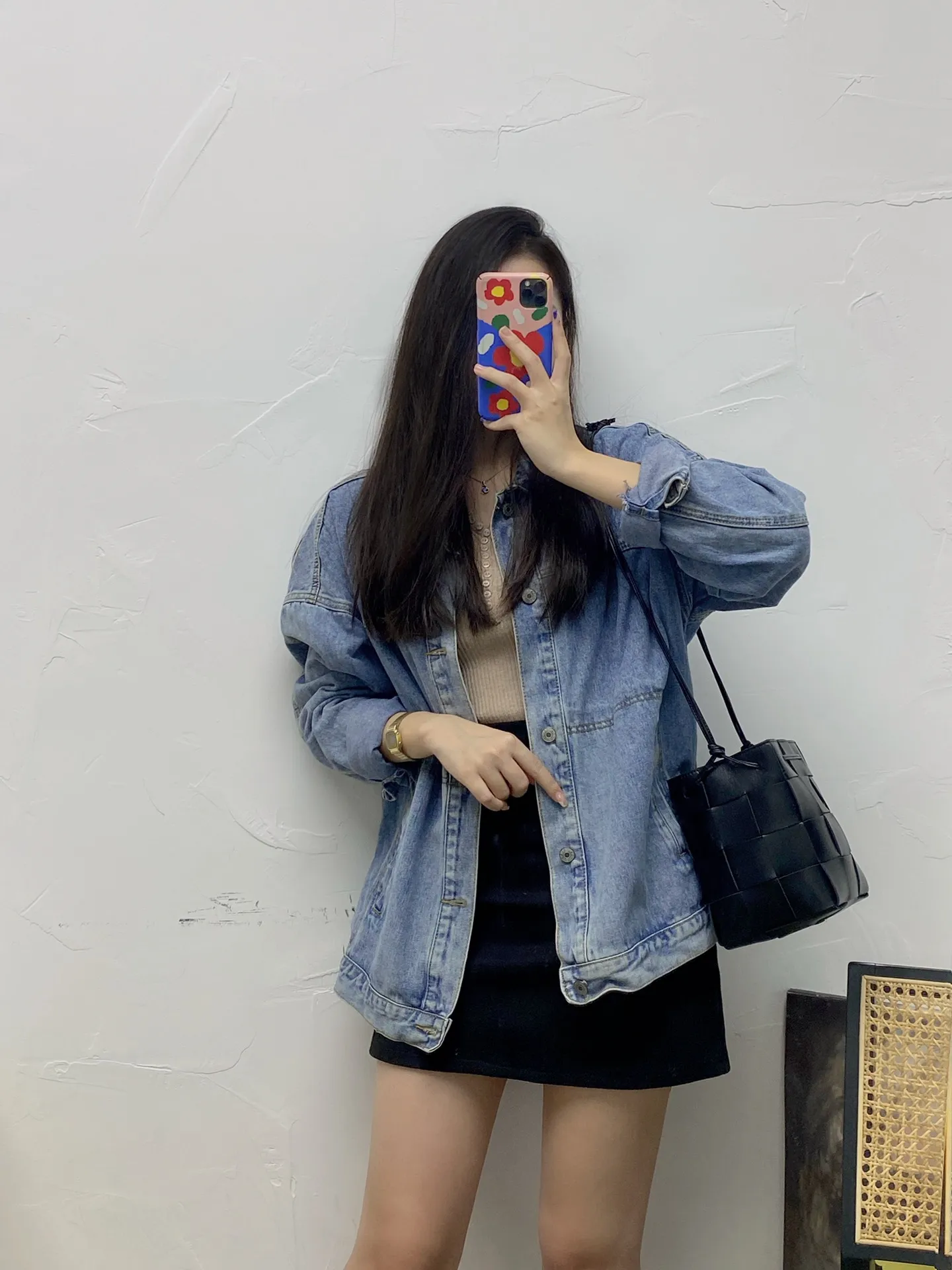 Large upper body 〰️ was sown red by the young lady♥️♥️♥️